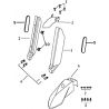 29 - PROTECTIONS / GARDE BOUE AVANT MOTO MASAI X-RAY 50
