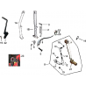 28 - BEQUILLE / LEVIER FREIN / SELECTEUR DE VITESSES MOTO MASAI X-RAY 50