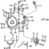 7 - CACHE CARTER MOTEUR GAUCHE 2 TGB BLADE 550 SE EPS
