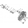 6 - CACHE CARTER MOTEUR GAUCHE 1 TGB TARGET 600 Type VSH-DE