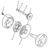 49 -  ROUE LIBRE DE DEMARREUR JOBBER 4x2 4x4