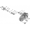6 - CACHE CARTER MOTEUR GAUCHE 1 TGB TARGET 600 EPS Type VTH-DE