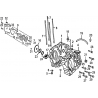 8 - CARTER MOTEUR & POMPE A HUILE MOTO MASAI BLACK CAFE 50