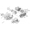 8 -  CARTER BAS MOTEUR POUR MARCHE AVANT SEULEMENT DL601 100CC
