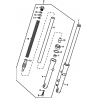 43 - AMORTISSEUR AVANT MOTO MASAI BLACK ROD 125