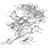 17 -  BOUCLE ARRIERE / ECHAPPEMENT EN 2 PARTIES DL801  DMX350 Av 2008