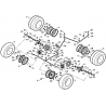 24 -  CIRCUIT DE FREINAGE + ENSEMBLE ROUES DL801  DMX350 Av 2008