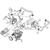4 -  CARBURATEUR / RENIFLARD D'HUILE DL801  DMX360 2008