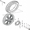 28 - ROUE AVANT MOTO MASAI X-RAY 125
