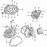 3 - CACHES CARTERS MOTEUR MOTO MASAI SCRAMBLER 125