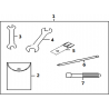23 - TROUSSE A OUTILS MOTO MASAI BLACKCAFE 125 CARBU