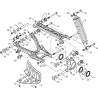 26 -  SUSPENSION ARRIERE GAUCHE DL700X 2010