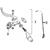 14 - LEVIER EMBRAYAGE MOTO MASAI FURIOUS RACING 125