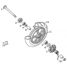 9 -  ROUE AVANT CITY WALKER 125
