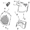 31 - CACHES VENTILATEUR COLLECTEUR D AIR  HYTRACK 170 ST