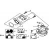 18 - ENSEMBLE CARBURATEUR (NO MOTEUR JUSQU'A 550457) TGB BLADE 325