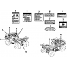 50 - ETIQUETTES DE SECURITE TGB BLADE 325