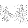 18 - COMPTEUR / GARDE-BOUE AVANT MOTO MASAI VISION 3000 ELECTRIQUE