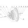 11 - ROUE AVANT MOTO MASAI VISION 5000 ELECTRIQUE