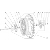 12 - ROUE ARRIERE MOTO MASAI VISION 5000 ELECTRIQUE