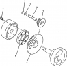 38 - ROUE LIBRE DE DEMARREUR  HYTRACK  HY410 IS