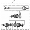 12 - CARDANS ARRIERE GAUCHE / DROIT HY510S