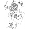 3 -  CARTER GAUCHE / POMPE A EAU H8 4x4 EFI