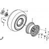 43 - ROUES ARRIERE TGB BLADE 470 SL 2019