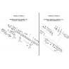 41 - ARBRE SELECTION BOITE DE VITESSES ET BARILLET HYTRACK HY740 STL EPS