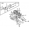 26 - SUPPORTS DIFFERENTIEL ARRIERE TGB BLADE 600 SE.X "FTH-HDE / JDE"