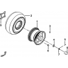 39 - ROUES AVANT TGB TARGET 600 Type VSH-DE