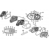 9 - CARTER MOTEUR TGB TARGET 600 EPS Type VTH-DE