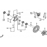 40 - PORTE-FUSEE DE DIRECTION TGB TARGET 600 EPS Type VTH-DE