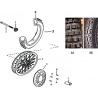 20 - ROUE AVANT MOTO MASAI SCRAMBLER 125