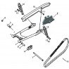21 - BRAS OSCILLANT / SUSPENSION ARRIERE MOTO MASAI DARK ROD 125