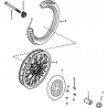 24 - ROUE AVANT MOTO MASAI DARK ROD 125