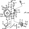7 - CACHE CARTER MOTEUR GAUCHE 2 TGB FARM 550 EPS
