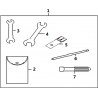 23 - TROUSSE A OUTILS MOTO MASAI SCRAMBLER 125 Euro 4