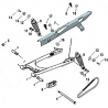 17 - BRAS OSCILLANT / SUSPENSION ARRIERE MOTO MASAI GREYSTONE 125