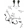 25 - GUIDON / COMMODO / RETROVISEURS MOTO MASAI FURIOUS RACING 125