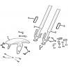 31 - GARDE BOUE AVANT / FOURCHE MOTO MASAI FURIOUS RACING 125