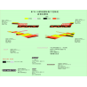28 - KIT DECO (ROUGE MAGMA) CFORCE 625 TOURING R T3 LONG (2024)