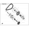 52 - VARIATEUR COURROIE CORRECTEUR DE COUPLE CFORCE 625 TOURING R T3 LONG (2024)