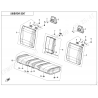 22 - SIEGES ARRIERE UFORCE 1000 XL BICYLINDRE (2024)