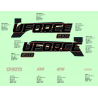 25 - KITS DE DÉCALQUES (VERT TACTIQUE) UFORCE 600 (2024)