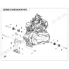 1 - SILENBLOC MOTEUR ZFORCE 950 SPORT 4 PLACES (2024)