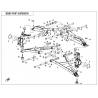12 - SUSPENSION TRIANGLE FUSEE ROULEMENT AVANT ZFORCE 950 SPORT 4 PLACES (2024)