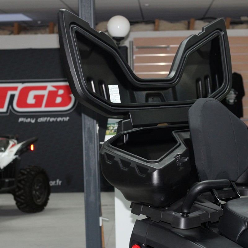 Coffre Arrière Top Case Bleu Pour Scooter - 30x28x21 Cm, Installation Facile, Rangement Pratique, Avec Réflecteur
