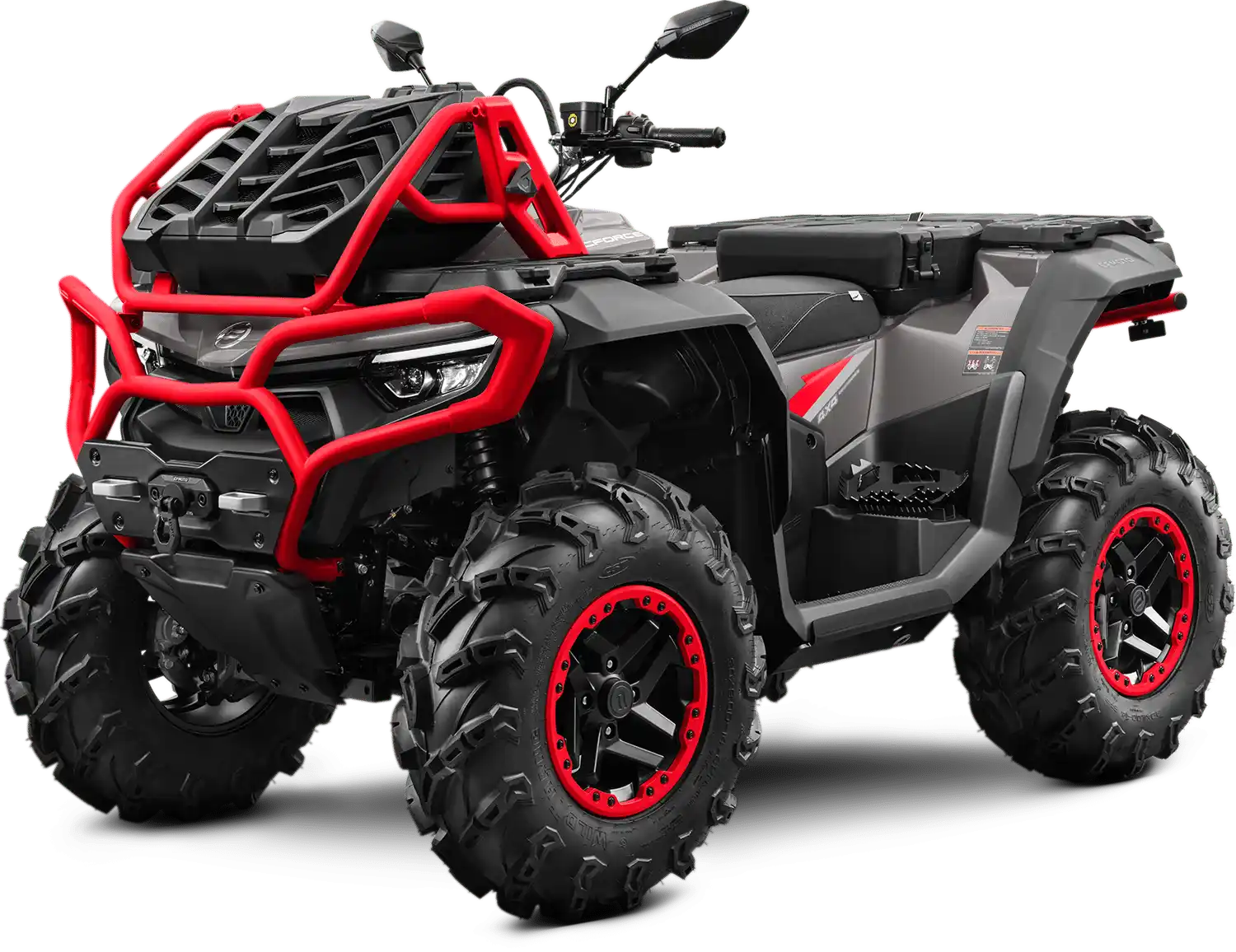 Quad CFMOTO CFORCE 1000 MV - vue 3/4 avant gauche du quad utilitaire biplace V-twin 963 cc