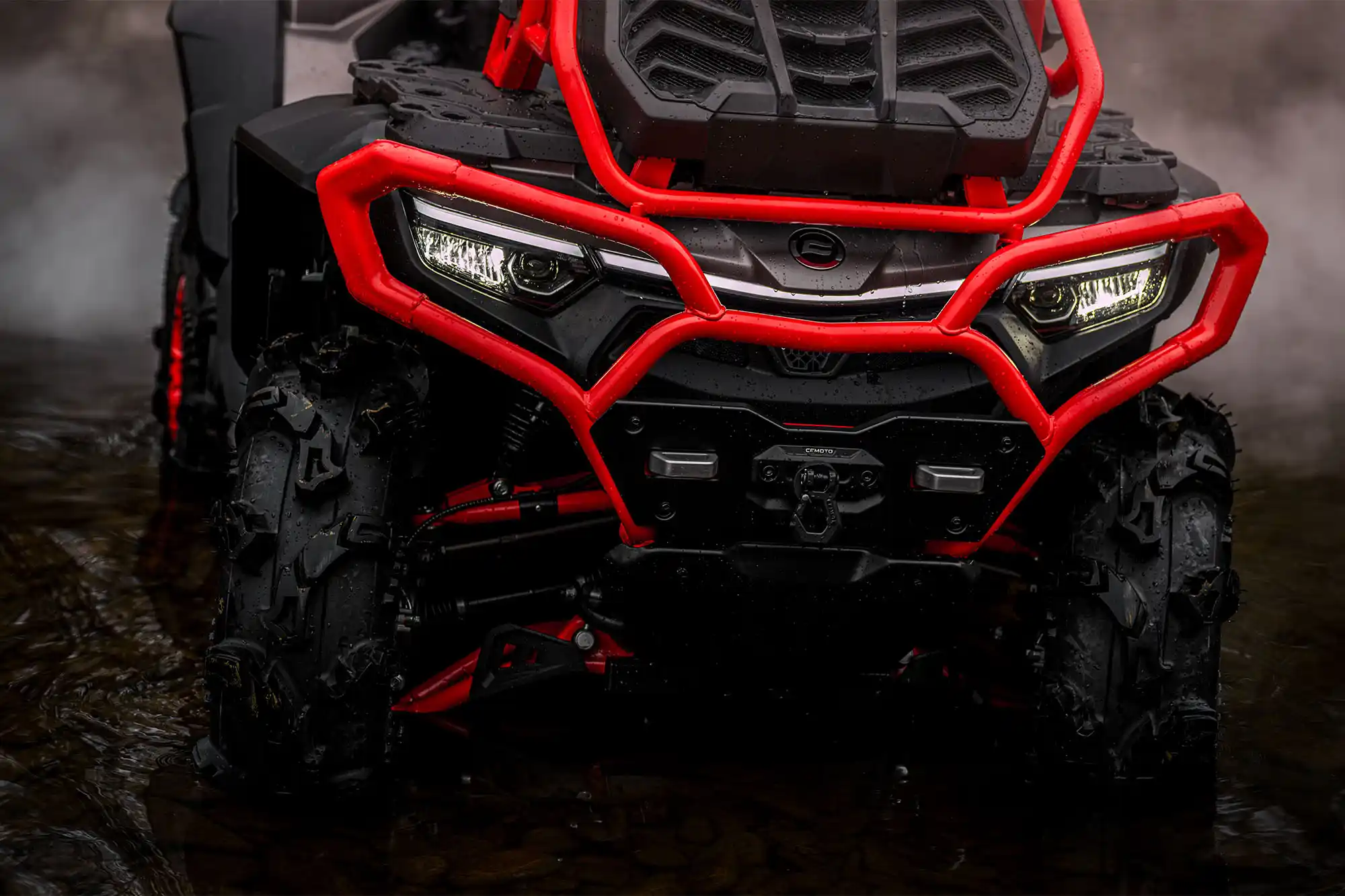 Écran TFT 7 pouces couleur du quad CFMOTO CFORCE 1000 MV et éclairage Full LED